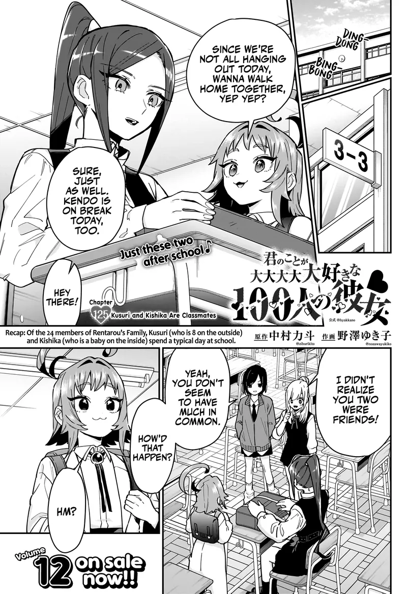 Page 1 of Chapter 125: Chapter 125: Kusuri and Kishika Are Classmates