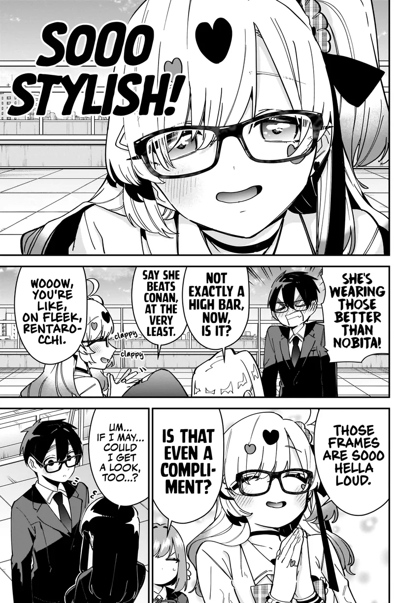 Page 9 of Chapter 93: A Chapter That's Just Close-ups of Everyone Wearing Glasses